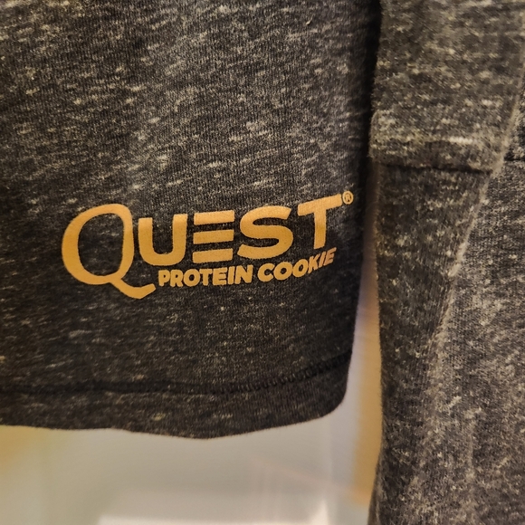 Quest Nutrition hoodie / long sleeve tee shirt / sweatshirt women's medium - Picture 6 of 8